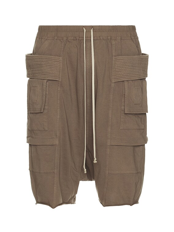 DRKSHDW by Rick Owens Creatch Cargo Pods in Dust | FWRD
