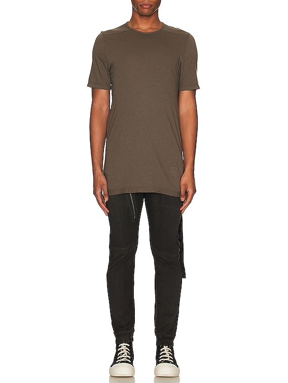 DRKSHDW by Rick Owens Aircut Denim Joggers in Dark Dust | FWRD DRKSHDW by Rick Owens Aircut Denim Joggers in Dark Dust | FWRD