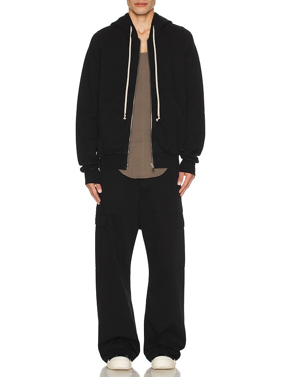 DRKSHDW by Rick Owens Jason S Hoodie in Black | FWRD