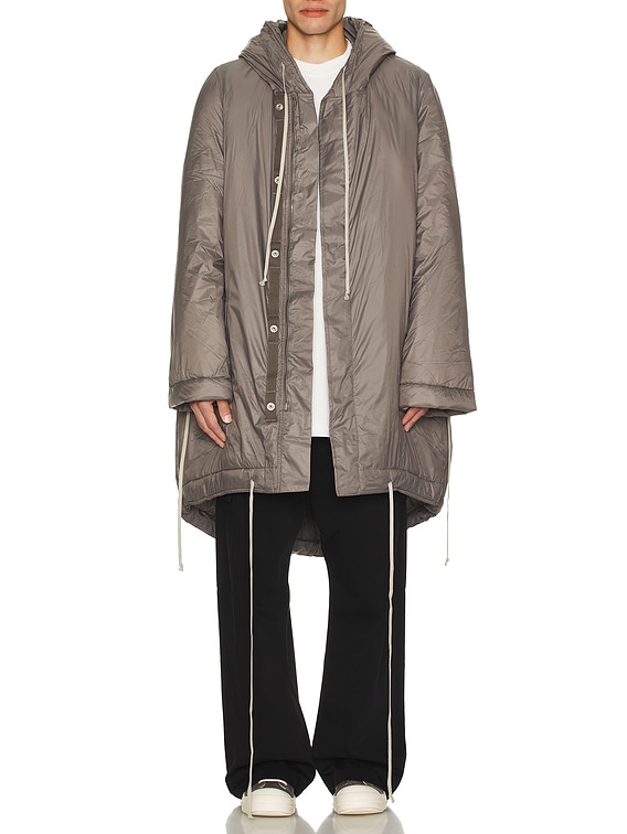 DRKSHDW by Rick Owens Fishtail Parka in Dust | FWRD