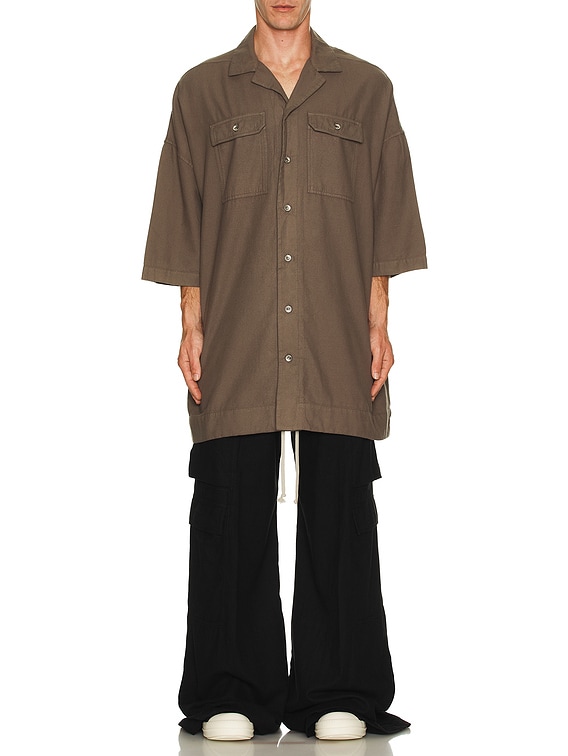 ◆Rick Owens◆プリントシャツ DRKSHDW by Rick Owens MAGNUM シャツ - Dust | FWRD