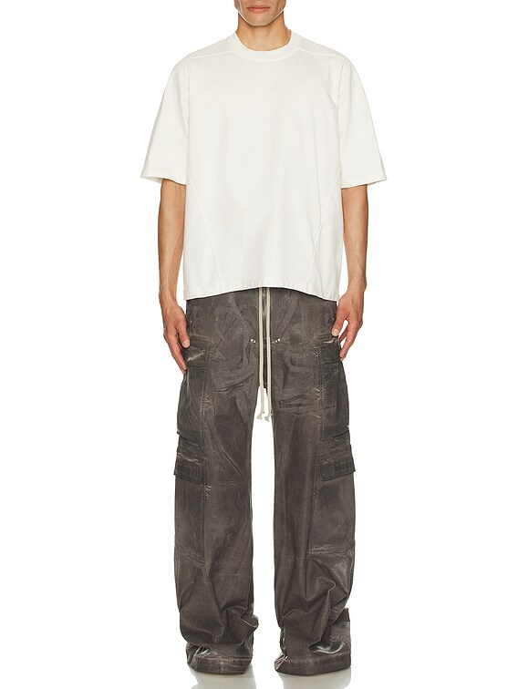 【Rick Owens Drkshdw】WALRUS T black×milk DRKSHDW by Rick Owens Walrus T in Milk | FWRD