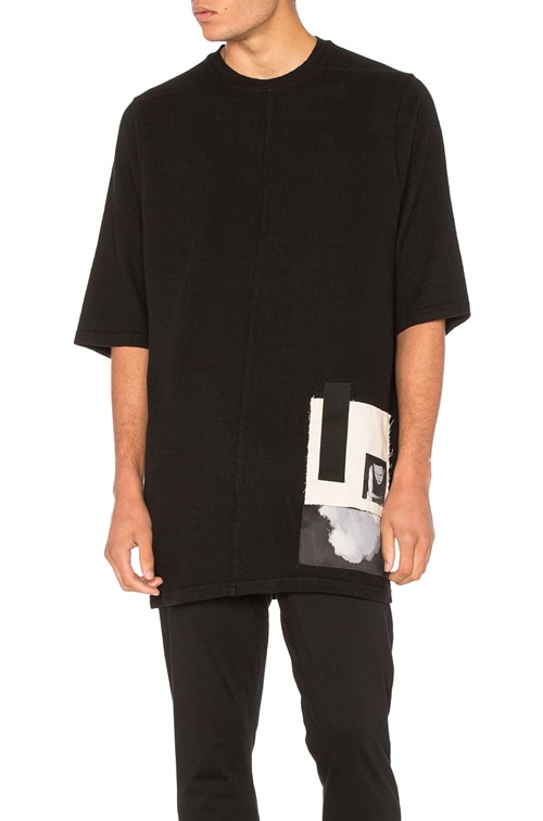 DRKSHDW by Rick Owens Jumbo Tee in Black | FWRD