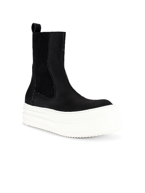 DRKSHDW by Rick Owens Double Bumper Beetle Sneaker in Black