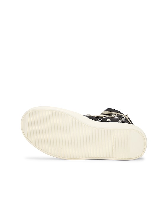 DRKSHDW by Rick Owens Hexa Sneaks in Black & Milk | FWRD