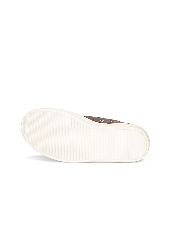 DRKSHDW by Rick Owens Ramone Low Sneaker in Dust, Milk, & Milk | FWRD