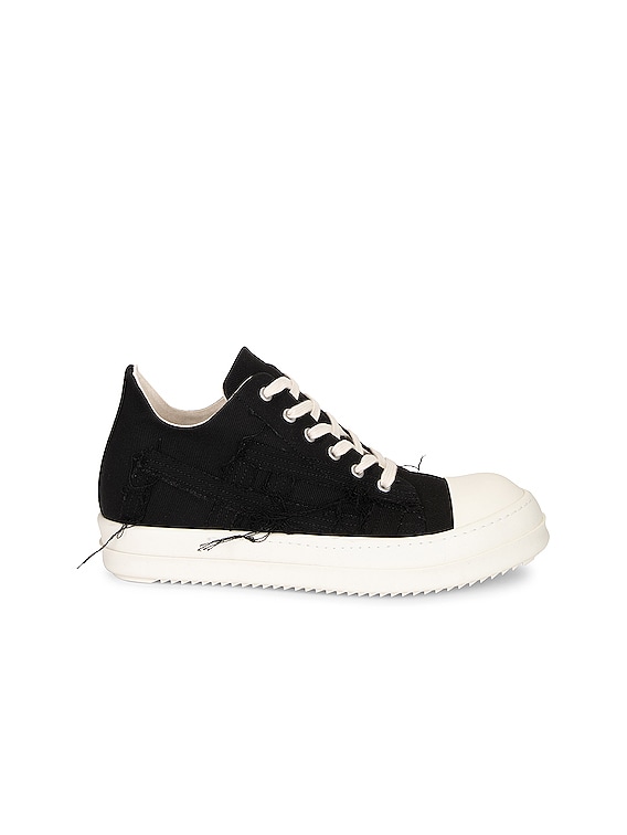 Rick Owens DRKSHDW Draped Low Black/White // Available Now