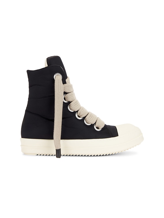 DRKSHDW by Rick Owens Jumbo Lace Puffer Sneaker in Black