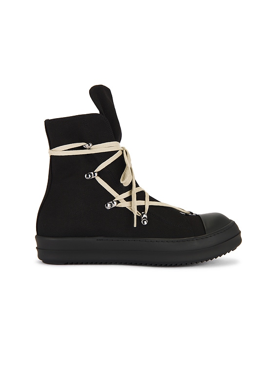 ☆R-H(*´-`)☆ DRKSHDW by Rick Owens Hex Sneaks in Black & Black | FWRD