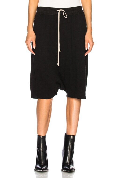 DRKSHDW by Rick Owens Pod Short in Black | FWRD