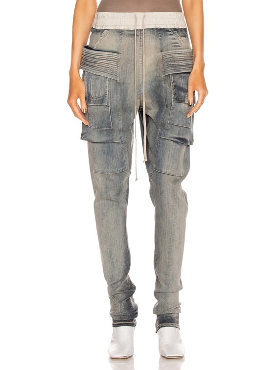 DRKSHDW by Rick Owens Creatch Cargo in Hustler Blue | FWRD