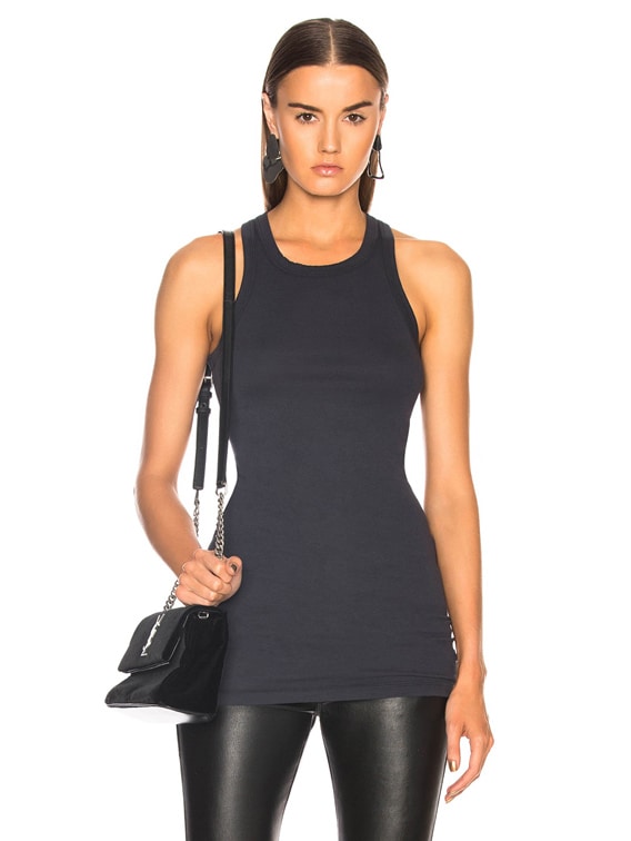 DRKSHDW by Rick Owens Rib Tank Top in Passport | FWRD