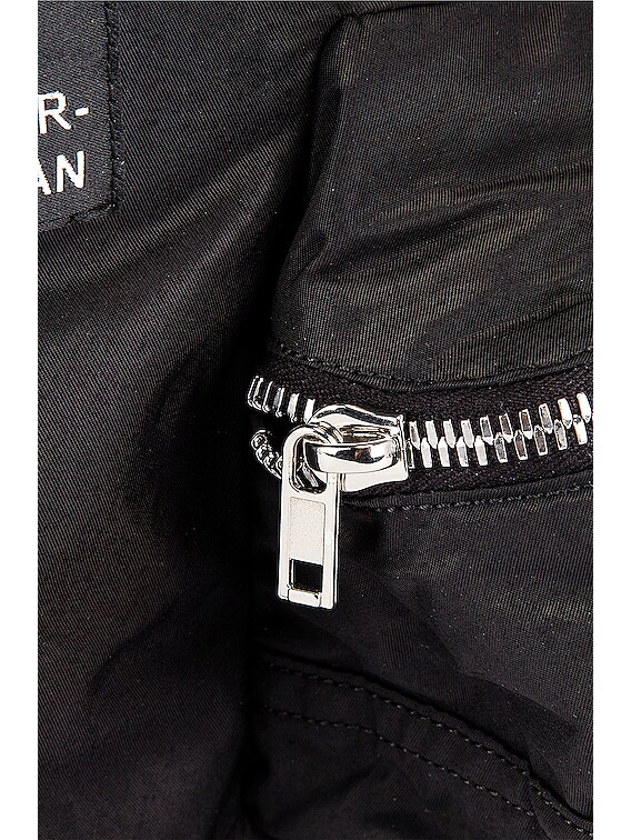 DRKSHDW by Rick Owens Bandana Cross Body Pouch Bag in Black DRKSHDW by Rick Owens Bandana Cross Body Pouch Bag in Black