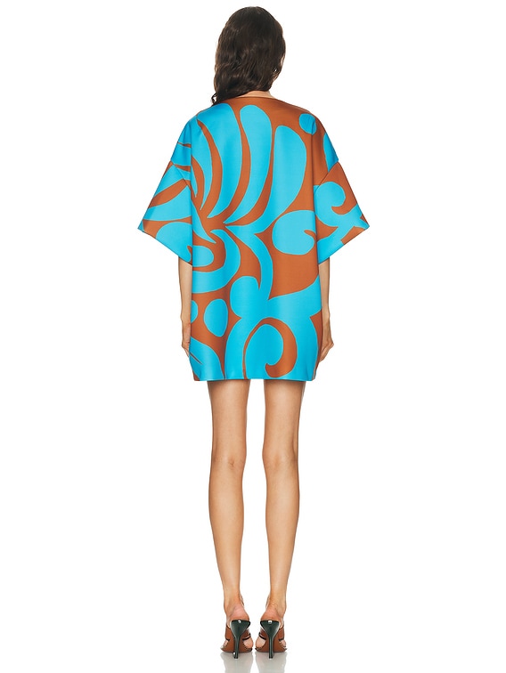 Dries Van Noten Dekkora Dress in Turquoise | FWRD