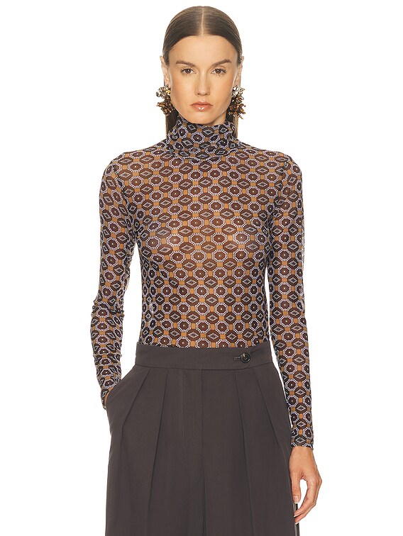 Dries Van Noten Hoyser Neck in Brown | FWRD