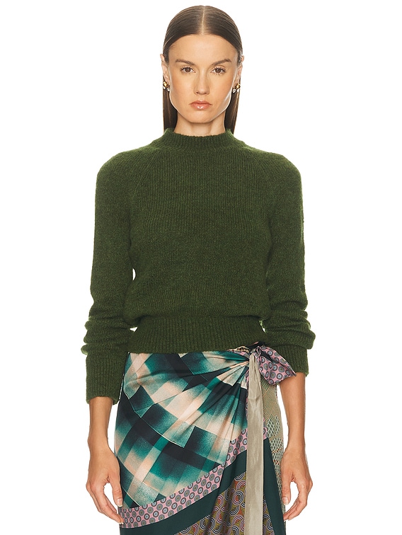 Dries Van Noten Texas Sweater in Dark Green | FWRD