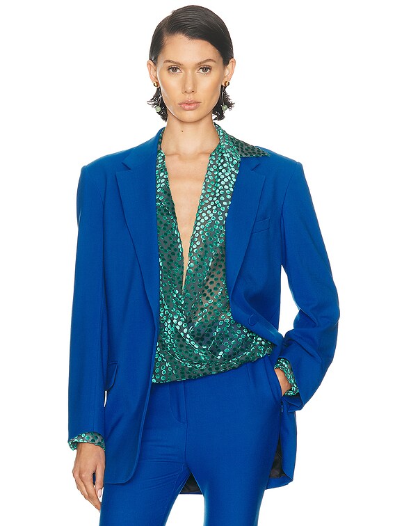Dries Van Noten Basti Jacket in Blue | FWRD