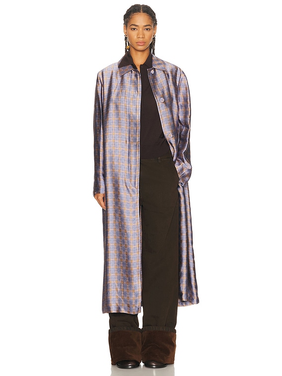 Dries Van Noten Raltonas Coat in Peach | FWRD