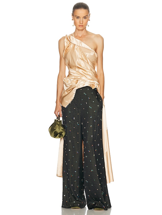 Dries Van Noten Camari Top in Blush | FWRD