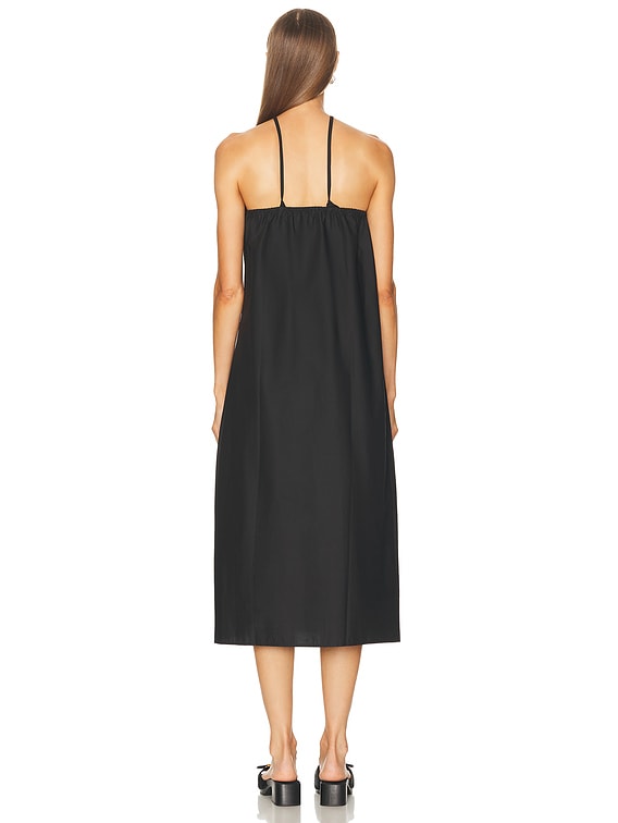Deiji Studios Keyhole Midi Dress in Black | FWRD