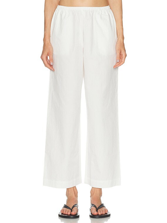 Deiji Studios Ease Trouser in White | FWRD