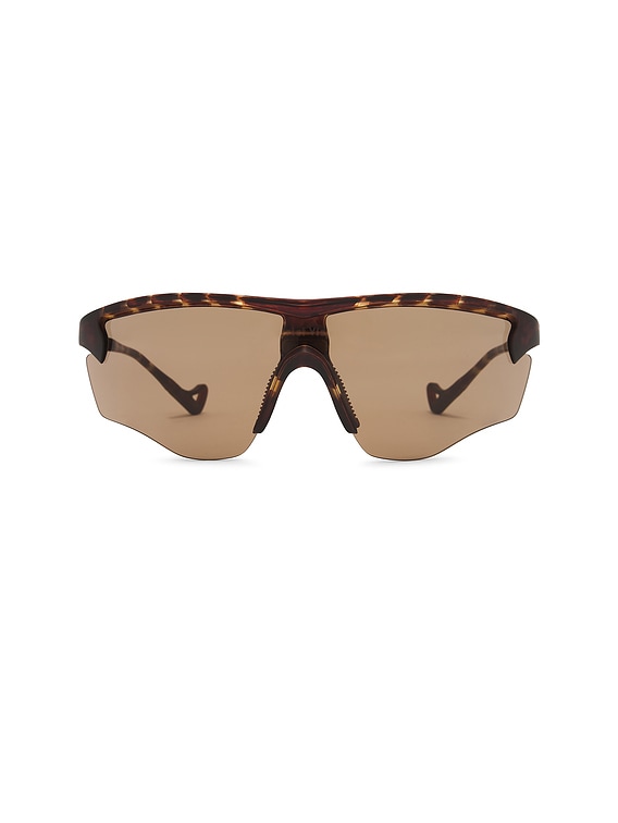 District Vision Junya Racer in Brown Mosaic & D+ Copper | FWRD