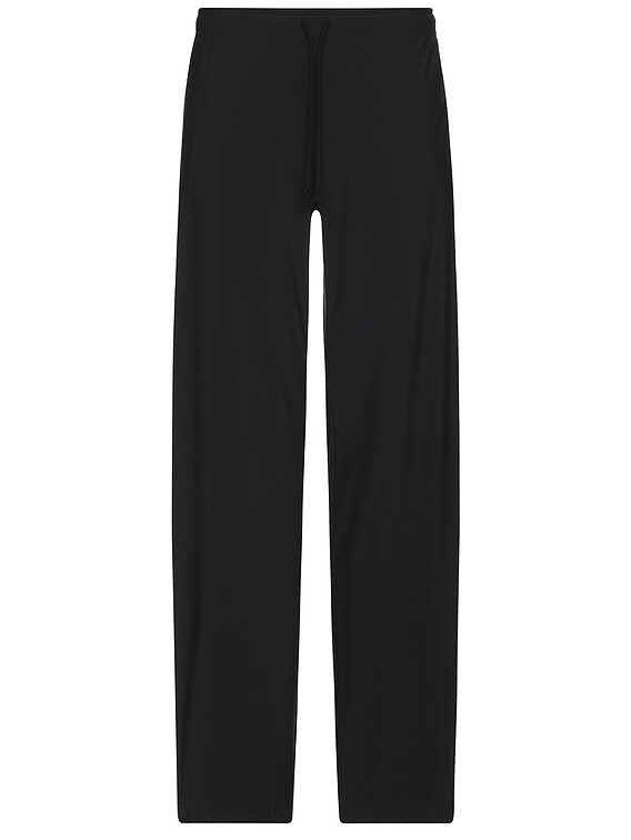 District Vision Wide Leg Track Pant in Black | FWRD
