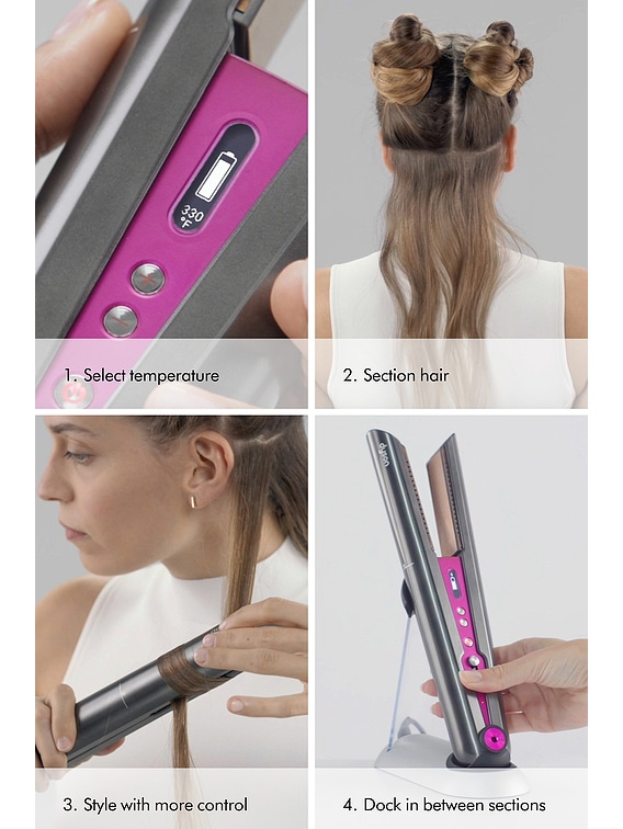 Dyson Corral ストレートヘアアイロン ブラック/ピンク Dyson Special Edition Corrale Styler & Straightener in