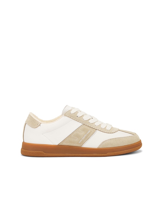 East Pacific Trade Santos Sneaker in Beige & White | FWRD