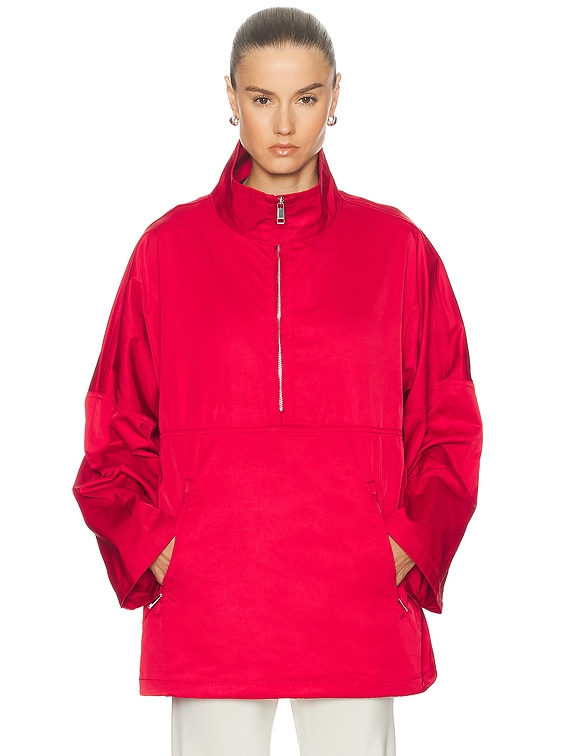 EAVES Silje Half Zip Parka in Urban Red | FWRD