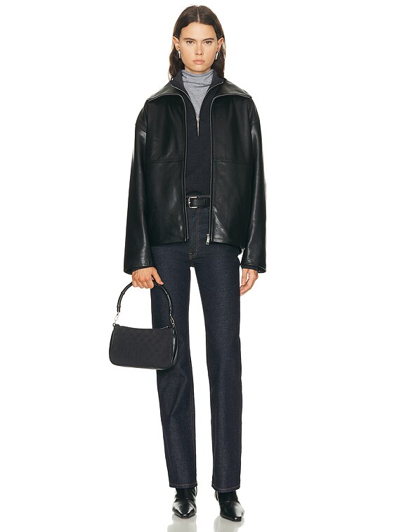 EAVES Jorunn Leather Jacket in Black | FWRD