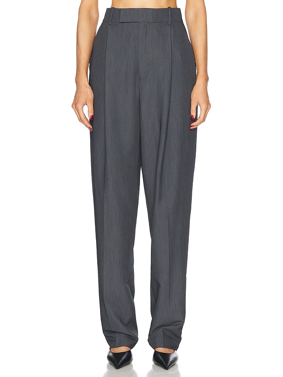 NEU_IN AW25 Front vent trousers グレー Women's Bara Tapered Trousers Grey | Sherpa Adventure Gear