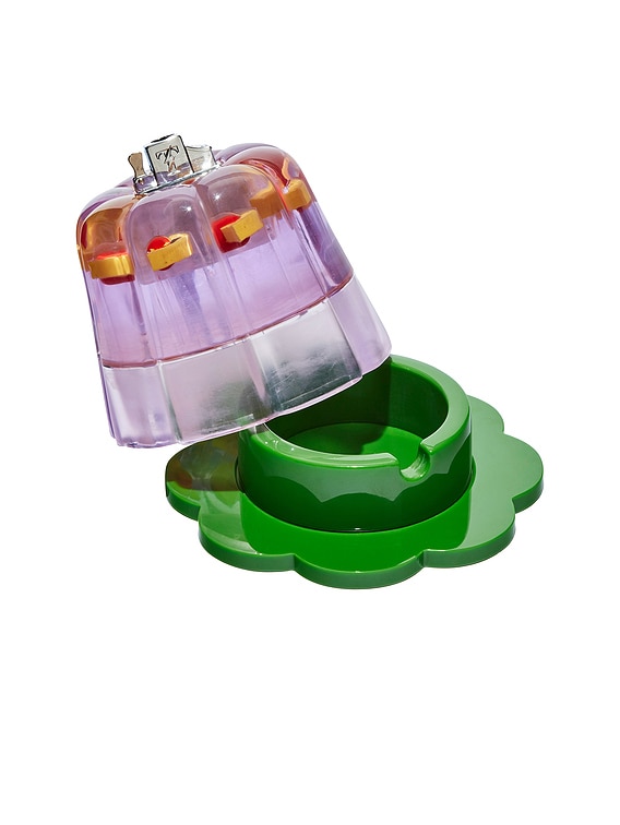 Edie Parker Jelly Tabletop Lighter in Pineapple | FWRD