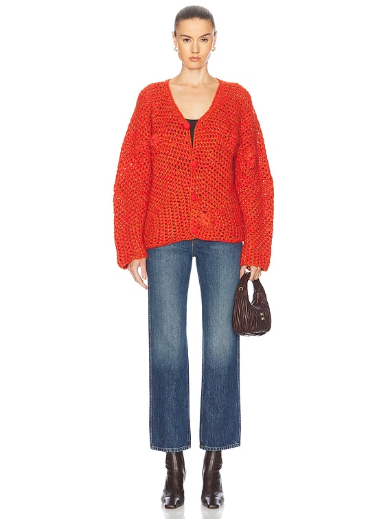 カーディガン Other Casari Over Cardigan (3color) Multi color fuzzy casual cardigan – CEZELE