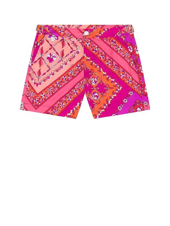 Emilio Pucci Swimtrunks in Corallo & Fuxia | FWRD