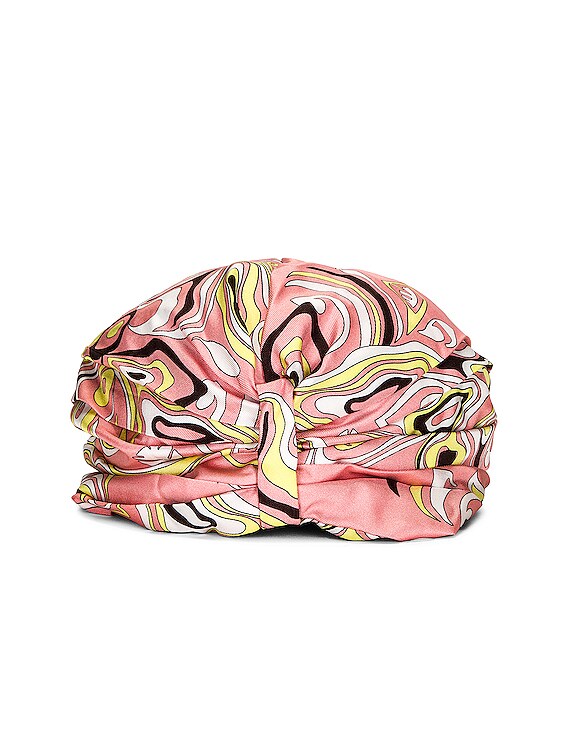 Emilio Pucci Silk Twill Turban in Rosa | FWRD