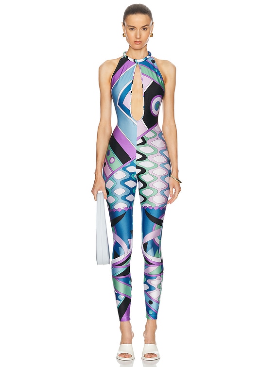 Emilio Pucci ジャンプスーツ - Celeste & Bianco | FWRD