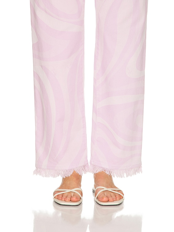 Emilio Pucci Wide Leg in Laser Rosa | FWRD