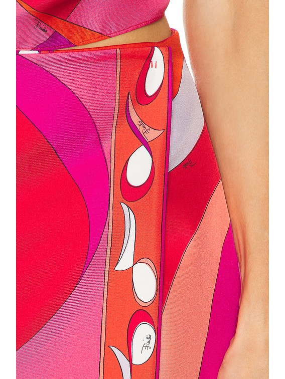Emilio Pucci Mini Skirt in Corallo & Fuxia | FWRD