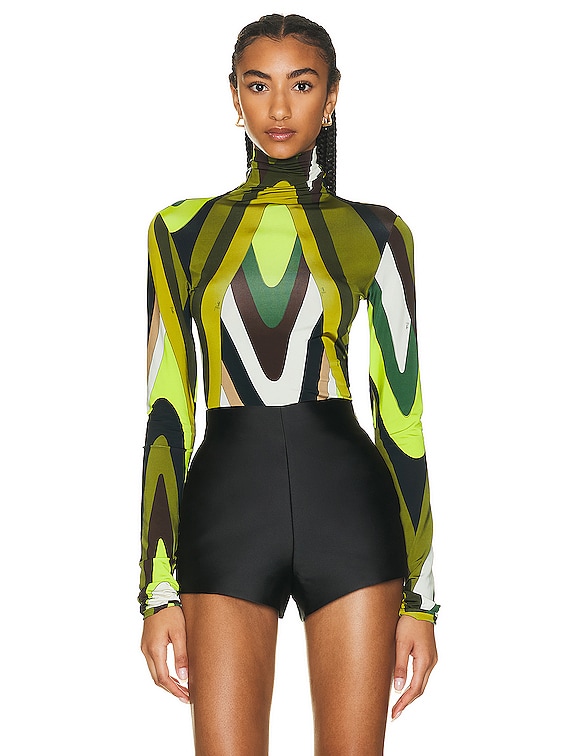 Emilio Pucci トップス - Khaki & Lime | FWRD