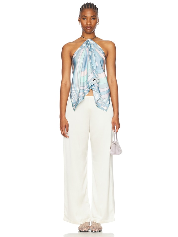 Silk Scarf Top