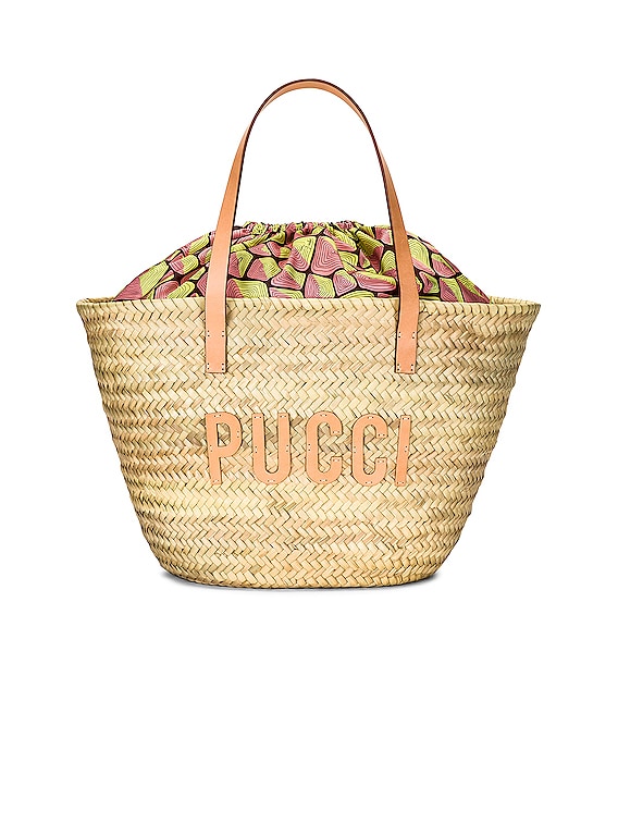 Emilio Pucci Straw Tote Bags