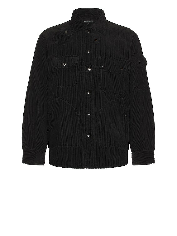 Engineered Garments Explorer Shirt Jacket in Black | FWRD