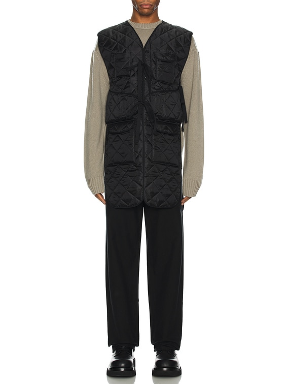 Engineered Garments Liner Vest in Black | FWRD