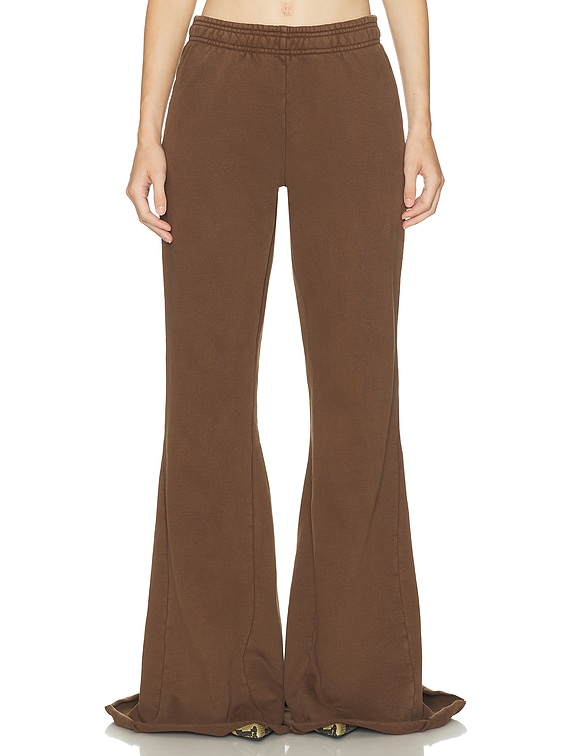 Entire Studios Heavy Flare Pant in Brunette | FWRD
