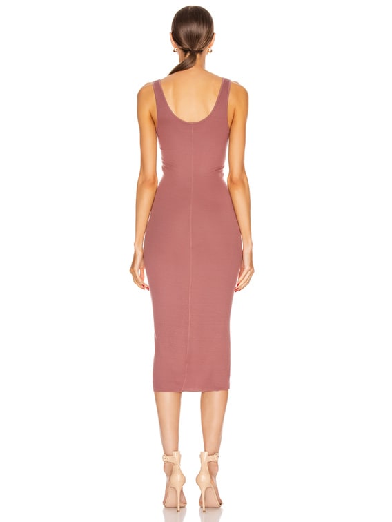 Rib Tank Midi Dress