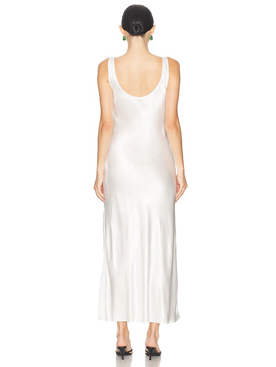 enza costa satin tank dress Enza Costa Stretch Silk Knit Maxi Tank Dress