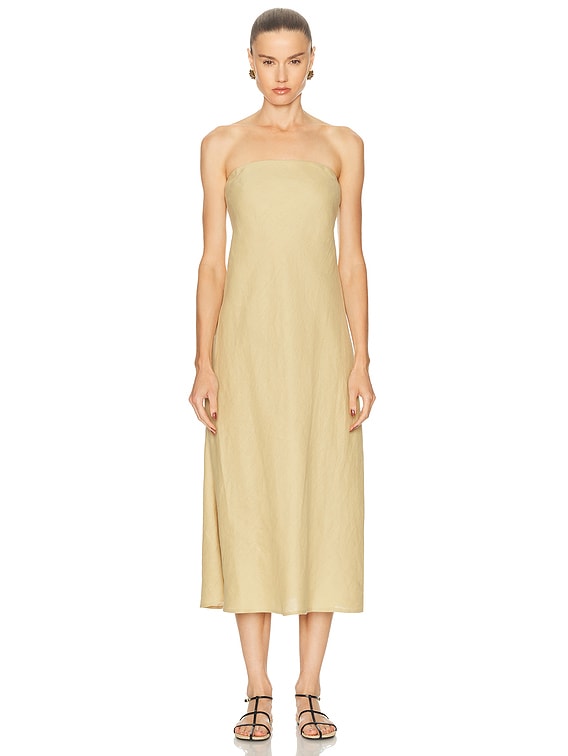 Linen Bias Dress