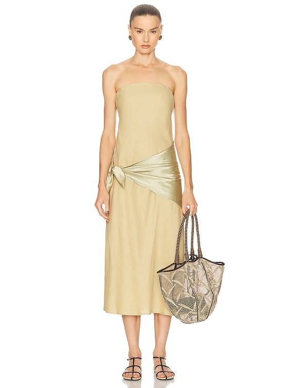 Linen Bias Dress