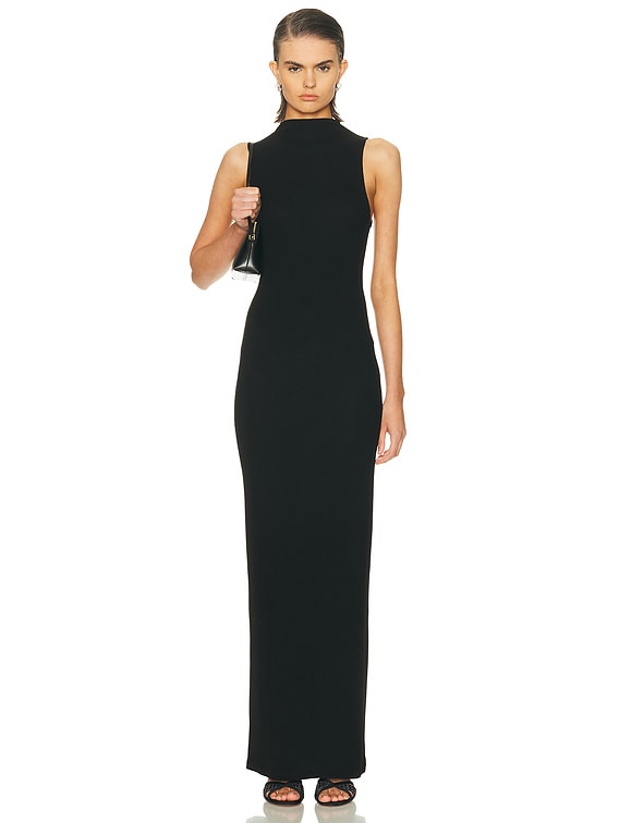 enza costa rib tank dress Enza Costa Silk Rib Maxi Tank Dress in Cornflower